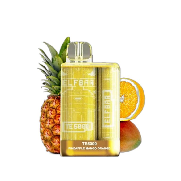 ELF BAR TE5000 Disposable Pineapple Mango Orange 5000 Puffs 550mAh ...